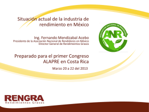 Situaci&oacute;n actual de la industria de rendimiento en M&eacute;xico