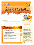 SFE Newsletter