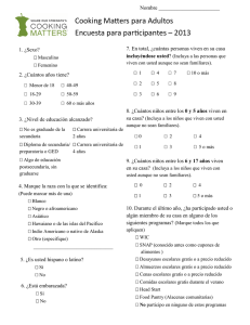 NEW Survey CMA Spanish