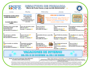 ¡Barra de frutas frescas y jugo servida diariamente! V GF