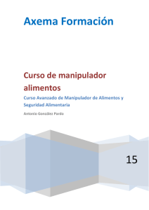 Curso de manipulador alimentos