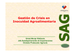 Gestión de Crisis en Inocuidad Agroalimentaria