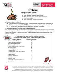 Proteína - UNL Food