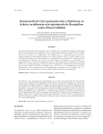 Incorporación de Culex quinquefasciatus y Daphniasp. en la dieta y