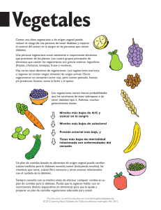 Comer una dieta vegetariana o de origen vegetal puede reducir el