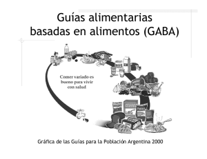 Capacitación - Guías Alimentarias para la Población Argenti