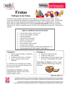 Frutas - UNL Food