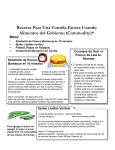 Recetas Para Una Comida Entera Usando Alimentos del Gobierno