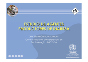 ESTUDIO DE AGENTES PRODUCTORES DE DIARREA