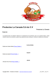 2 - Productos La Canasta SA de CV