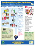 Residential Recycling Guidelines