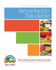 Alimentación Saludable - Red de Agricultura Ecológica del Perú