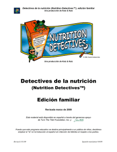 Detectives de la nutrición