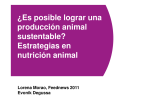 ¿Es posible lograr una producción animal sustentable