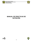 manual de prácticas de nutrición - Facultad de Medicina Veterinaria