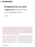 El impacto de una dieta vegana en las personas con diabetes tipo 2