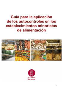 Guía de autocontrol para los establecimientos minoristas de