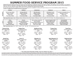 summer food service program 2015