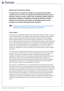 Ahorrar con la cesta de la compra