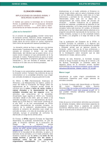 (BOLETÍN CLONACIÓN ANIMAL)