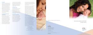 Lactancia materna del bebé recién nacido