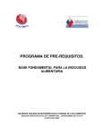 programa de pre-requisitos - Sociedad Chilena de Microbiología e
