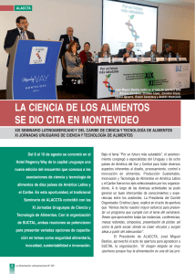 la ciencia de los alimentos se dio cita en montevideo