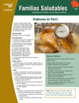 ¡Hablemos de Pavo! - Expanded Food and Nutrition Education