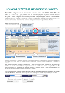 manejo integral de dietas e ingesta