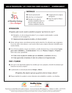 LOS 3 PASOS PARA COMER SALUDAbLE y… ECONÓMICAMENTE