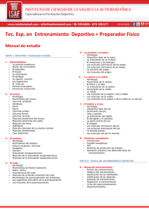 Tec. Esp. en Entrenamiento Deportivo + Preparador Físico Manual