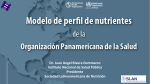 Modelo de perfil de nutrientes de la Organización Panamericana de