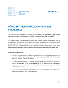 cómo evitar intoxicaciones en las vacaciones
