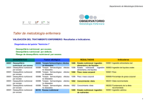 Validación del tratamiento enfermero: "Resultados e Indicadores"