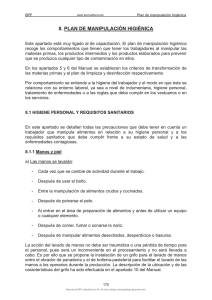 8. plan de manipulaci&oacute;n higi&eacute;nica