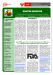 Boletín Agrícola, setiembre 2012 - Ministerio de Relaciones Exteriores