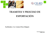 TRAMITES Y PROCESO DE EXPORTACIÓN