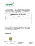 INFORME DE CASOS DE EDA AÑOS 2009 - 2014 En el