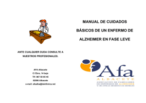 manual de cuidados básicos de un enfermo de alzheimer en fase leve