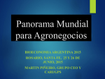 Panorama Mundial para Agronegocios