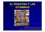 el pediatra y las vitaminas