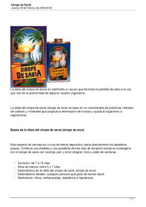 Sirope de Savia - Red Permacultura