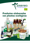 Productos elaborados con plantas ecológicas