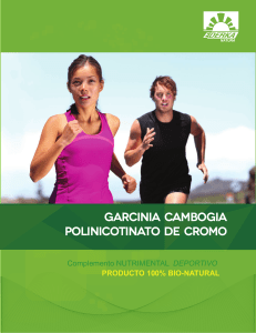 GARCINIA CAMBOGIA POLINICOTINATO DE CROMO tabletas