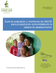 Guía de evaluación y monitoreo de GMCR para proyectos en