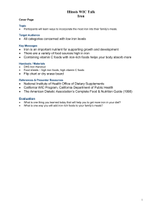 Illinois WIC Talk Iron