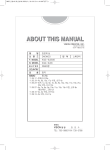 about this manual - Daewoo Electronics