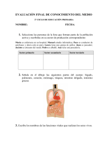 EVALUACIÓN FINAL C.M. 2º CICLO