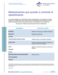 Medications to Ease Constipation Spanish