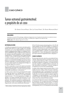 Tumor estromal gastrointestinal: a propósito de un caso